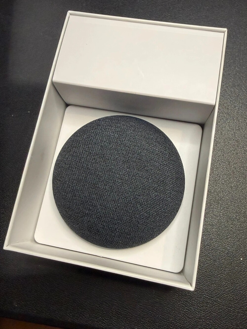 Google Nest Mini 2nd Generation Smart Speaker - Charcoal Black (GA00781-US) - Picture 2 of 3